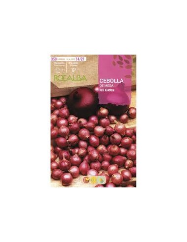 BULBOS CEBOLLA DE MESA ROJA 350G