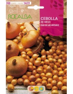 BULBOS CEBOLLA DE MESA AMARILLA 350G