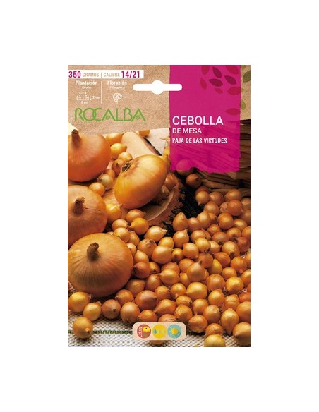 BULBOS CEBOLLA DE MESA AMARILLA 350G