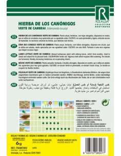 Semilla Hierba de los canónigos 6g 2