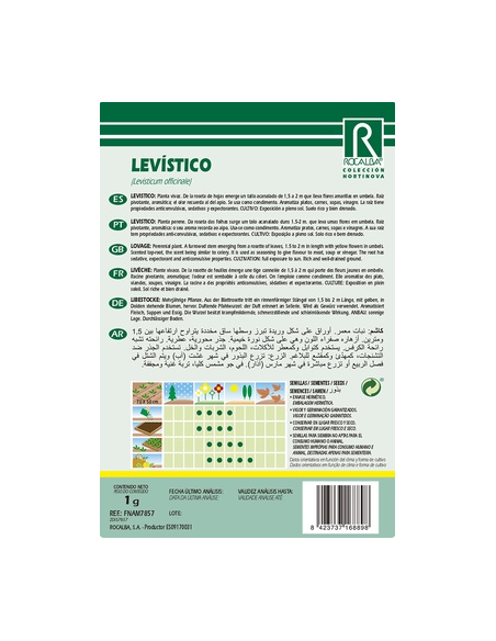 Semilla Levístico 1g