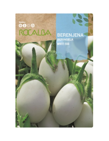 Semilla Berenjena Blanca White egg 2g