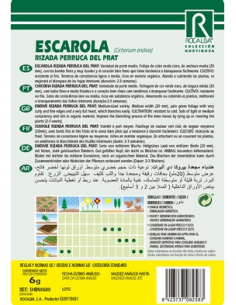 Semillas Escarola Rizada Perruca del Prat 6g 2