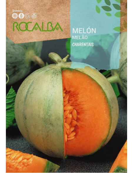 Semillas Melón Charentais 6g