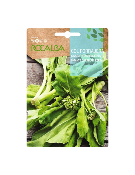 Semillas Col Forrajera Gigante Caballar "Berza" 8g