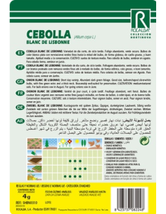 Semilla Cebolla Blanca Blanc de Lisbone 4g 2