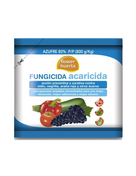 Fungicida Acaricida Azufre 80% 50gr