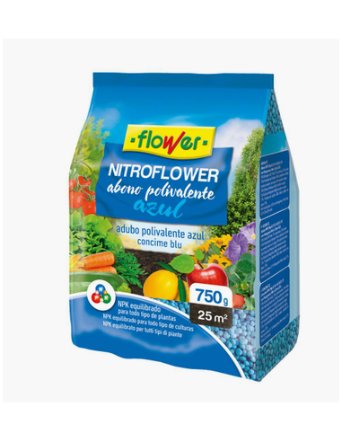Abono polivalente azul nitroflower Flower
