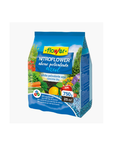 Abono polivalente azul nitroflower Flower