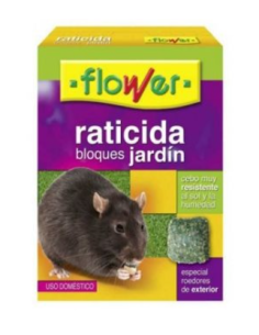 Raticida bloques 250 g flower