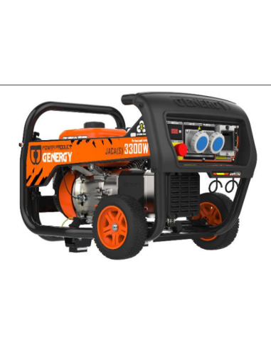 Generador gasolina GENERGY Jaca, 3300/3000W, AVR, arranque eléctrico.