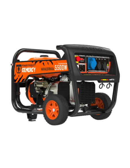 Generador gasolina GENERGY Navacerrada 5500/5000w, AVR, arranque electrico.