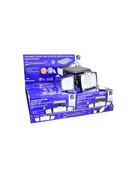 APLIQUE SENSOR 3 FOCOS