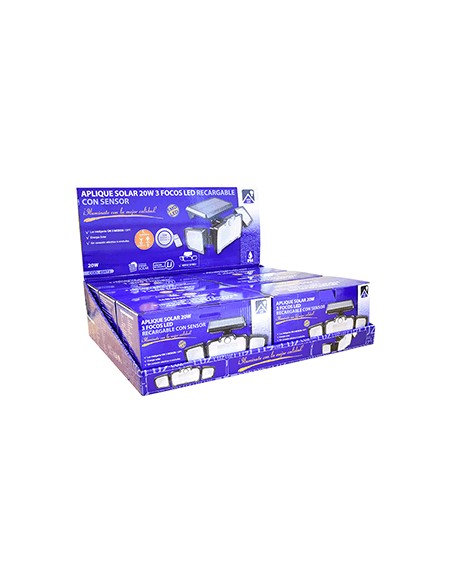 APLIQUE SENSOR 3 FOCOS