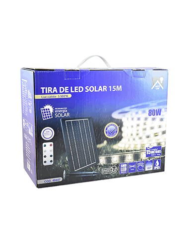 TIRA SOLAR LED 15M