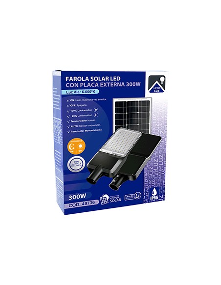 FAROLA SOLAR 300W