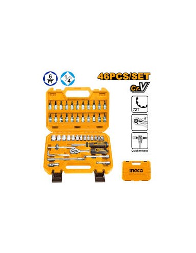 MALETA HERRAMIENTAS 45 PCS INGCO