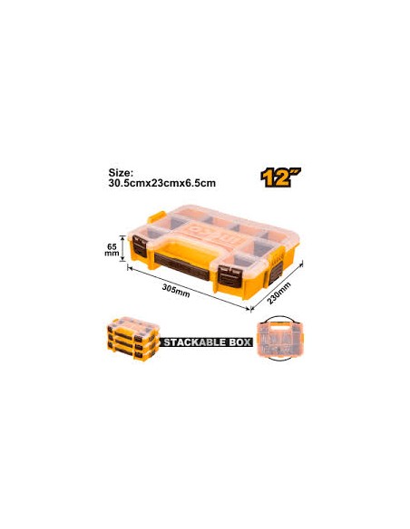 ORGANIZADOR PLÁSTICO APILABLE 12″ INGCO