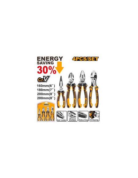 SET ALICATE 4 PCS INGCO