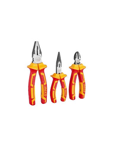 SET ALICATES ELECTRICISTA 3 PCS INGCO