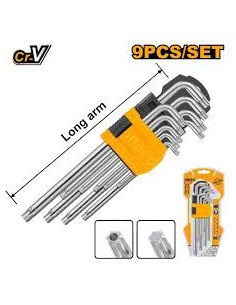 SET 9 PCS LLAVES TORX INGCO