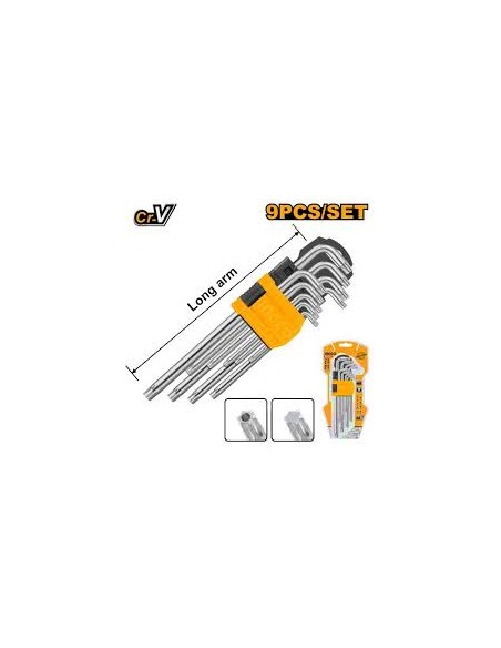 SET 9 PCS LLAVES TORX INGCO