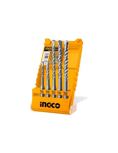 SET BROCAS 5PCS SDS PLUS PARA HORM. INGCO