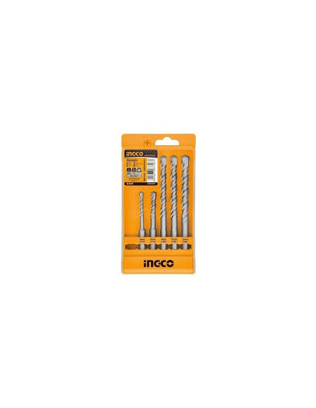 SET BROCAS 5PCS SDS PLUS PARA HORM. INGCO