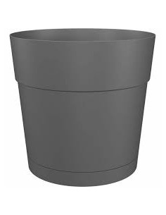 MACETA CAPRI ANCHA ANTRACITA